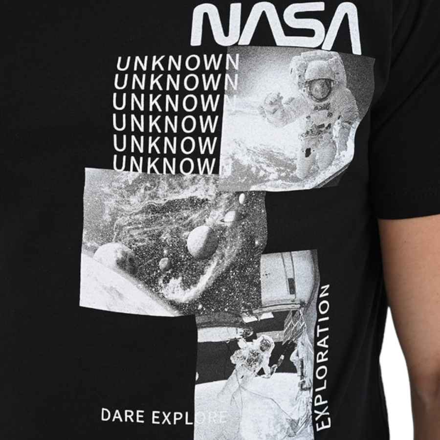 Μπλούζα μακό λαιμόκοψη και στάμπα #1336NASA6 - Image 5
