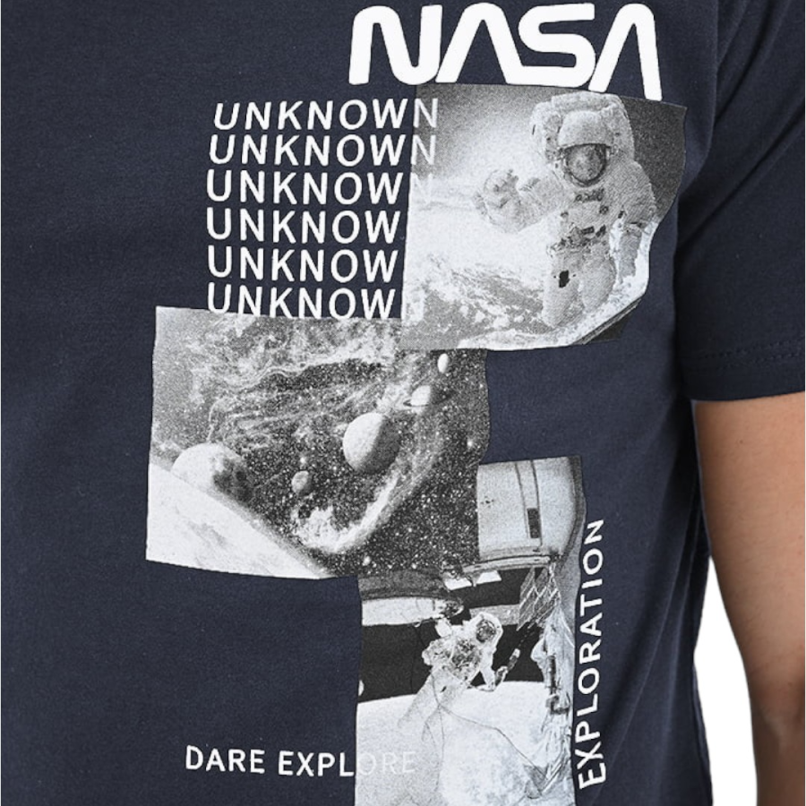 Μπλούζα μακό λαιμόκοψη και στάμπα #1336NASA6 - Image 12