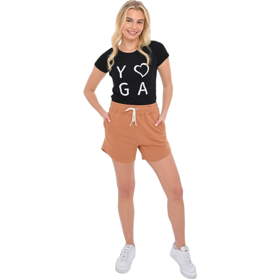 Μπλούζα μακό λαιμόκοψη στάμπα #768 YOGA3 - Image 6