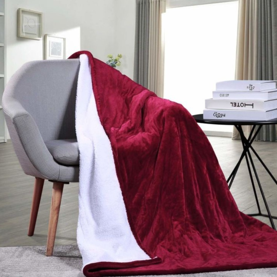 Κουβέρτα προβατάκι Flannel Sherpa #B220 - Image 4