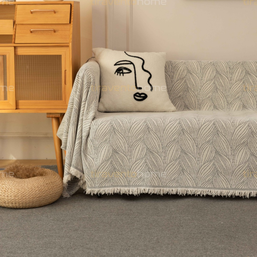 Ριχτάρι Chenille Με Κρόσια #C1 - Image 11