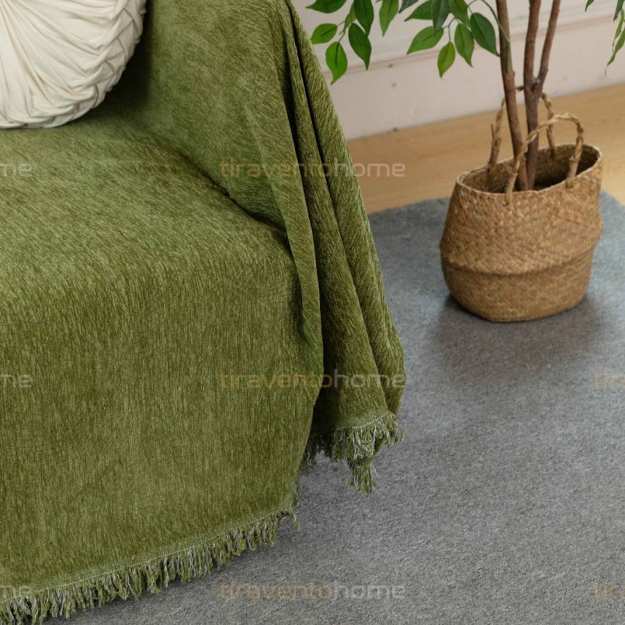 Ριχτάρι Chenille Με Κρόσια #C11 - Image 18