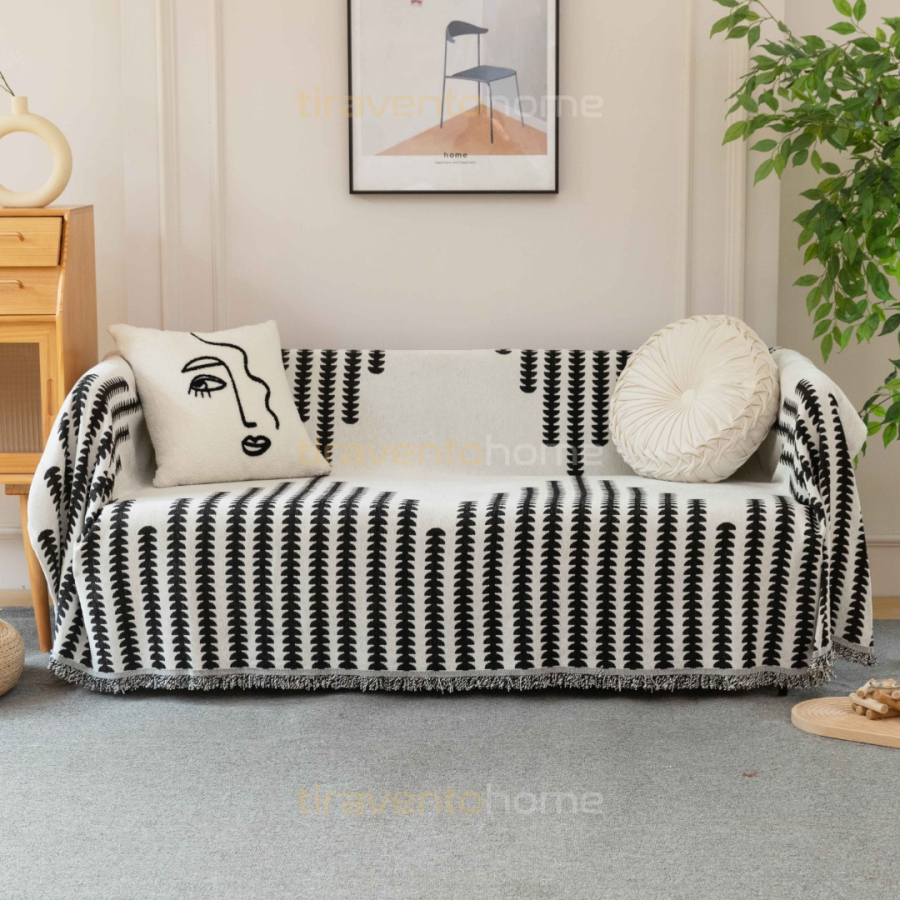 Ριχτάρι Chenille Με Κρόσια #C4 - Image 2