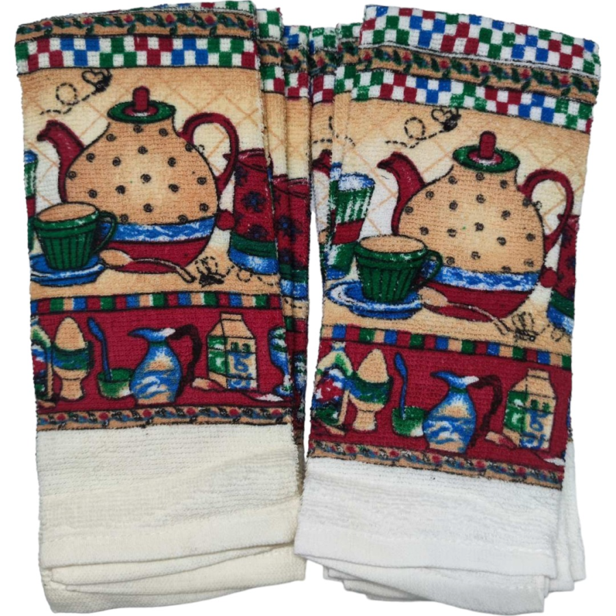 6 kitchen terry towels 01app 60gr/piece #KT0011 - Image 5