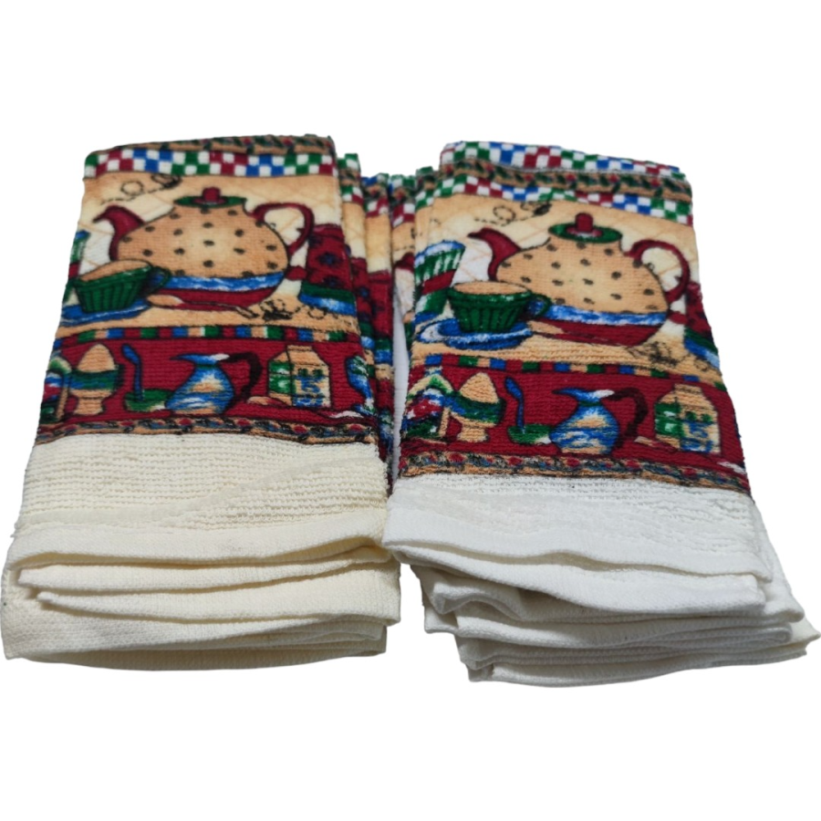 6 kitchen terry towels 01app 60gr/piece #KT0011 - Image 6
