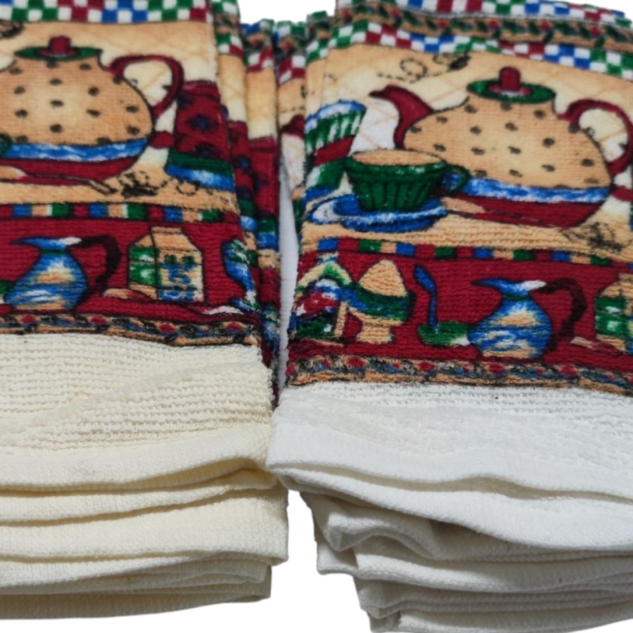 6 kitchen terry towels 01app 60gr/piece #KT0011 - Image 7