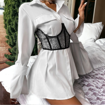 Γυναικεία Ζώνη Διαφανής Underbust #N050