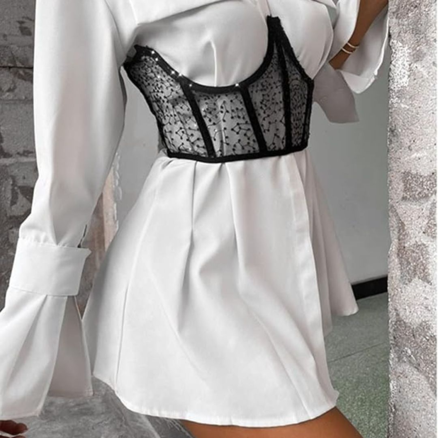 Γυναικεία Ζώνη Διαφανής Underbust #N050 - Image 2