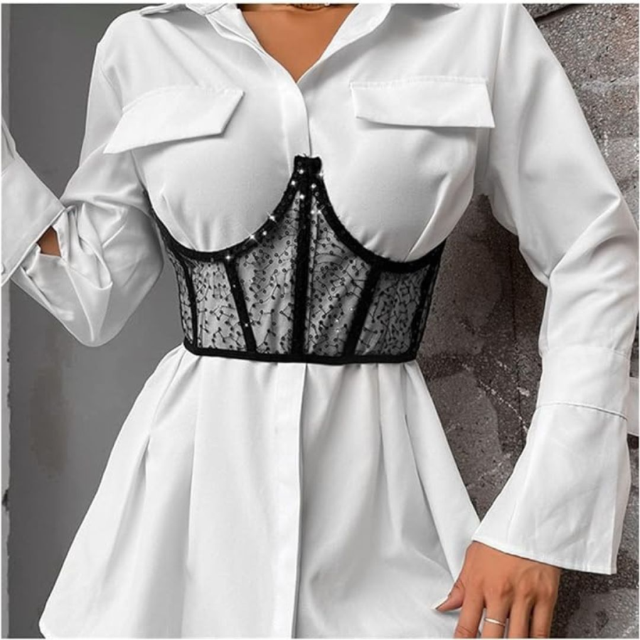 Γυναικεία Ζώνη Διαφανής Underbust #N050 - Image 3