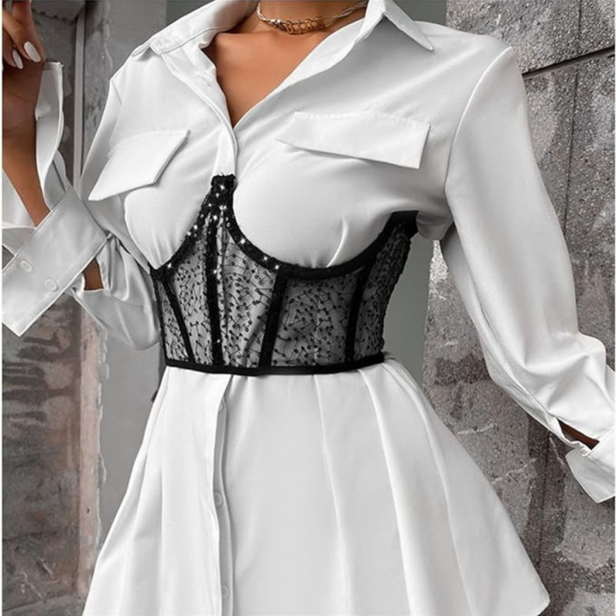 Γυναικεία Ζώνη Διαφανής Underbust #N050 - Image 5