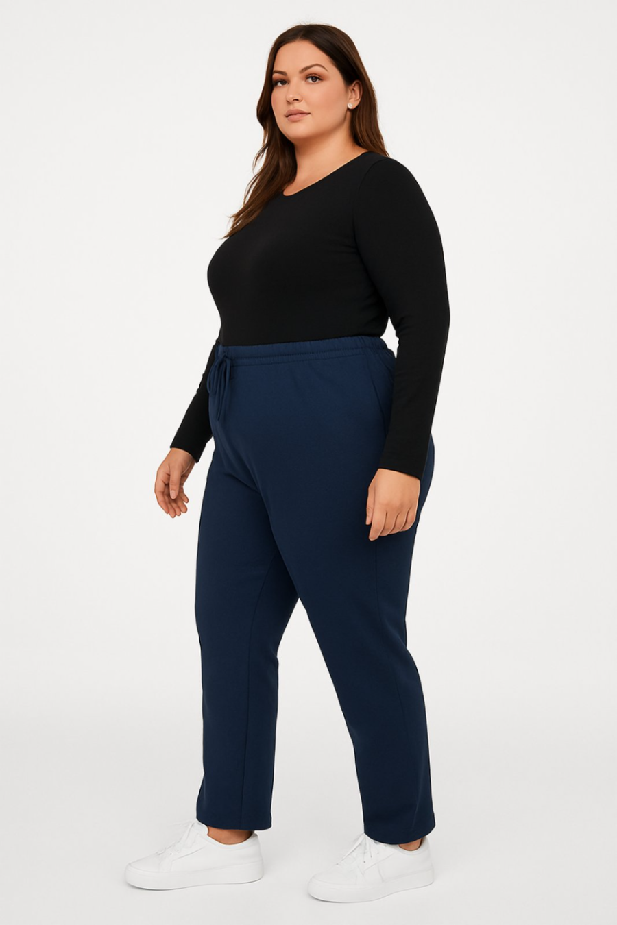Γυναικείο παντελόνι χοντρό plus size #AB35