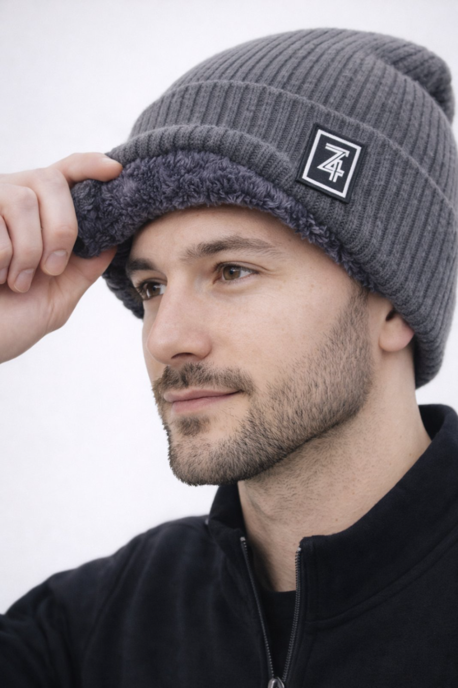 Knitted hat #7533 - Image 7