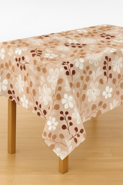 Τραπεζομάντιλο Floral Beige #TC107