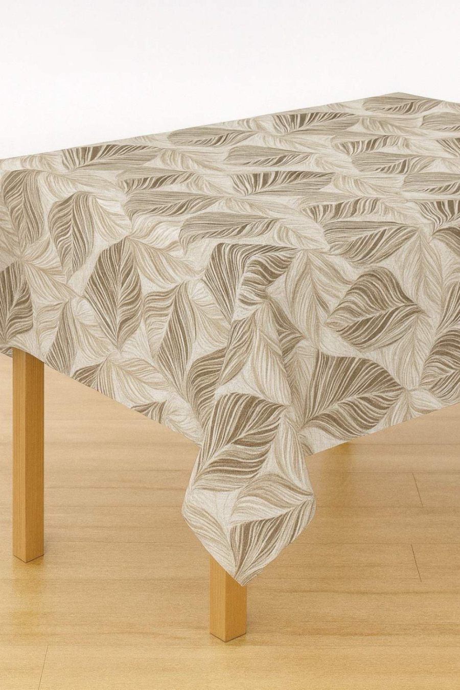 Τραπεζομάντιλο Elegant Leaves Beige #TC111