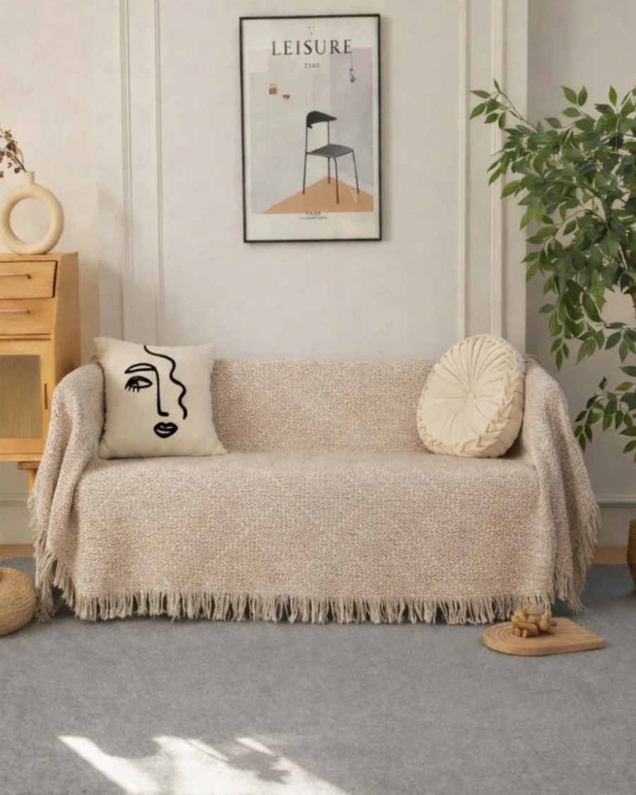 Ριχτάρι Chenille Με Κρόσια #C24-5 - Image 2