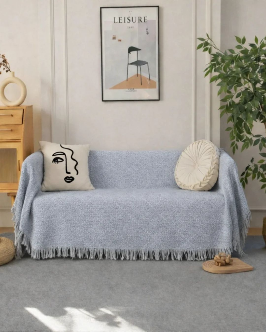 Ριχτάρι Chenille Με Κρόσια #C24-5 - Image 5