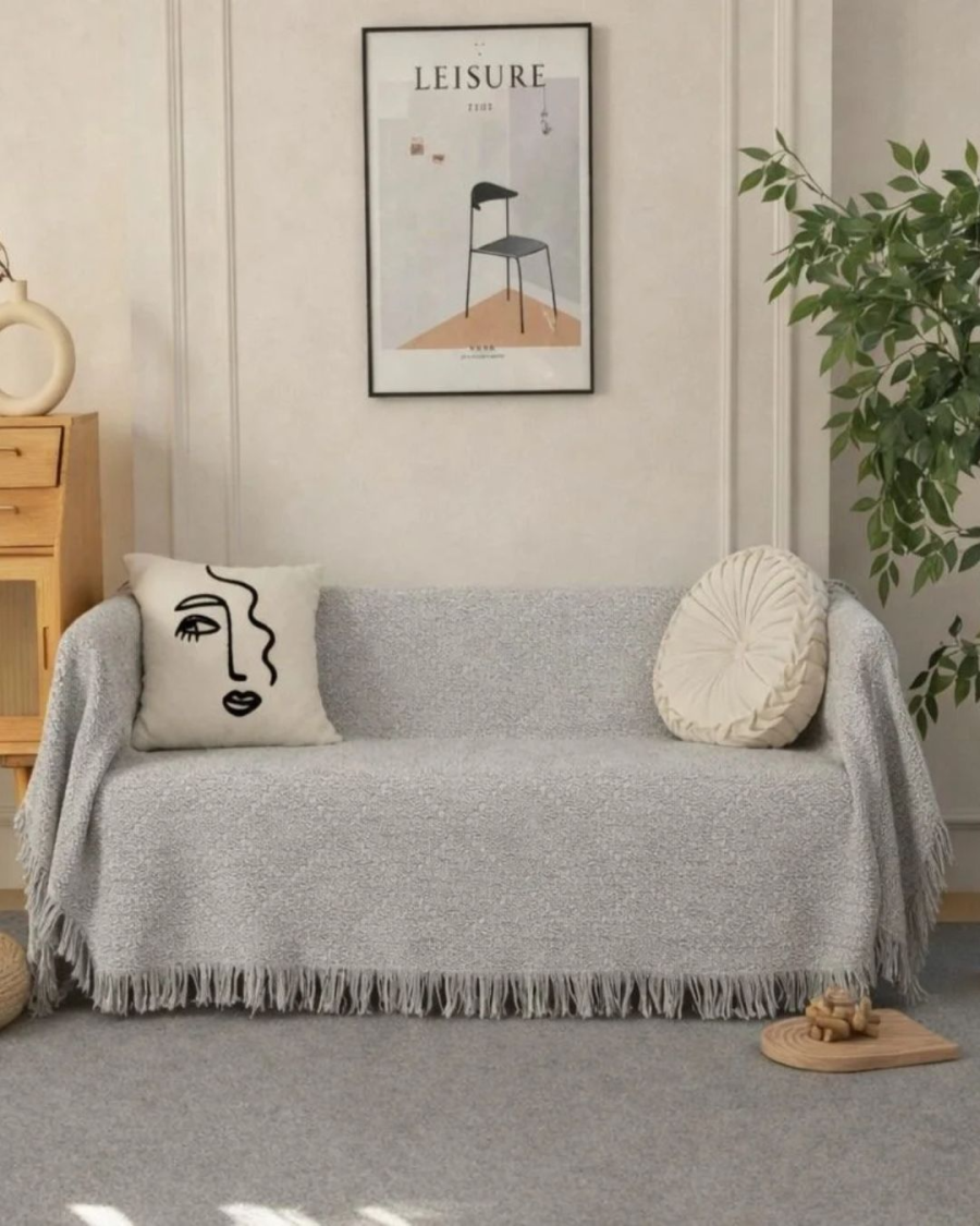 Ριχτάρι Chenille Με Κρόσια #C24-5 - Image 6