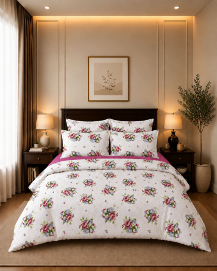 100 Βαμβάκι | Σετ 5 Τεμαχίων | Υπέρδιπλο 220x240cm #BS5P21A