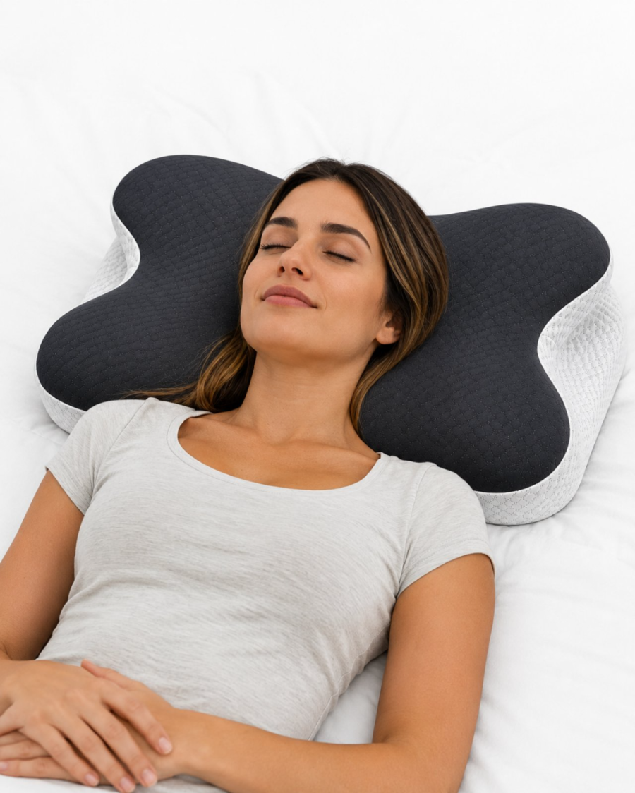 Εργονομικό Μαξιλάρι Αυχένα Memory Foam 68×38×10cm #P2135 - Image 10