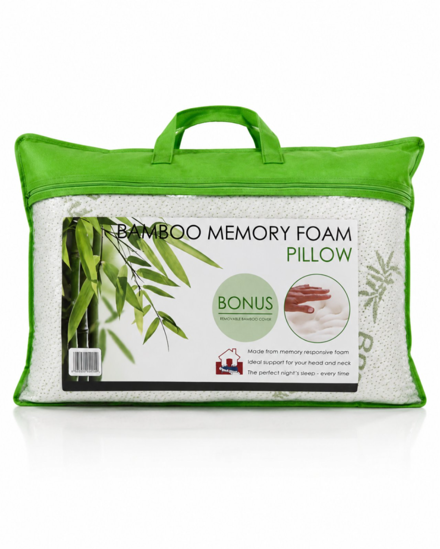 Bamboo Memory Foam Pillow 40x60cm – Premium Orthopedic Support #P2159 - Image 5