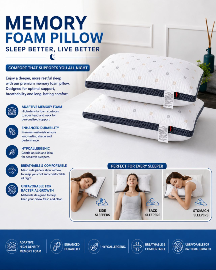 Μαξιλάρι Ύπνου Hotel Comfort 50×70cm με Mesh Airflow #P2166 - Image 13