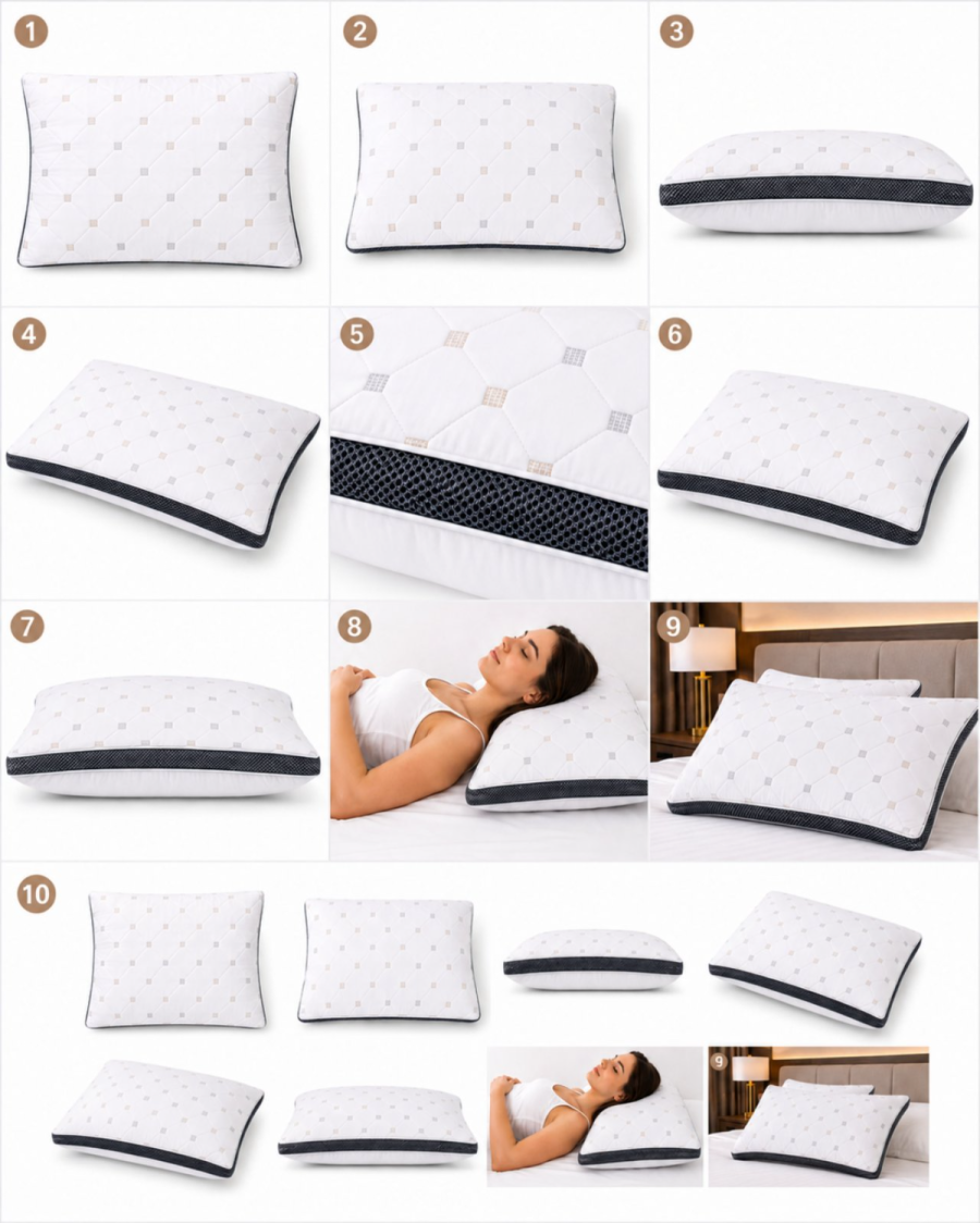Μαξιλάρι Ύπνου Hotel Comfort 50×70cm με Mesh Airflow #P2166 - Image 15